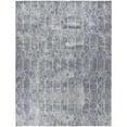 thumbnail image 1 of 9' x 12' Blue and Beige Geometric Power Loom Washable Area Rug, 1 of 5