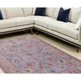 thumbnail image 1 of 9' X 12' Gray Blue And Red Floral Power Loom Area Rug, 1 of 10