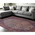 thumbnail image 1 of 9' X 12' Red Tan And Blue Floral Power Loom Area Rug, 1 of 10