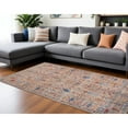 thumbnail image 1 of 9' X 12' Tan Pink And Blue Floral Power Loom Area Rug, 1 of 10