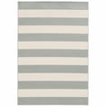 thumbnail image 1 of 9' X 13' Grey Geometric Stain Resistant Indoor Outdoor Area Rug, 1 of 5