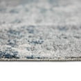 thumbnail image 1 of HomeRoots  9 x 12 ft. Abstract Power Loom Rectangle Area Rug, Blue & Gray, 1 of 5
