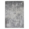 thumbnail image 1 of HomeRoots  9 x 12 ft. Abstract Power Loom Rectangle Area Rug, Gray & Ivory, 1 of 5