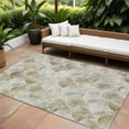 thumbnail image 1 of HomeRoots 577659 9 x 12 ft. Abstract Washable Indoor & Outdoor Rectangle Area Rug, Beige, Ivory & Tan, 1 of 1