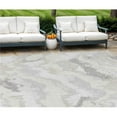 thumbnail image 1 of HomeRoots 590188 9 x 12 ft. Abstract Washable Indoor & Outdoor Rectangle Area Rug, Ivory, Beige & Cream, 1 of 1