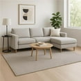 thumbnail image 1 of HomeRoots 609387 9 x 12 ft. Beige Berber Hand Woven Rectangle Area Rug, 1 of 1