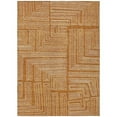 thumbnail image 1 of HomeRoots 600856 9 x 12 ft. Copper & Ivory Geometric Washable Indoor & Outdoor Rectangle Area Rug, 1 of 1