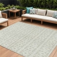 thumbnail image 1 of HomeRoots 613781 9 x 12 ft. Ivory & Beige Geometric Washable Indoor & Outdoor Rectangle Area Rug, 1 of 1