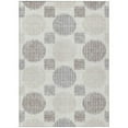 thumbnail image 1 of HomeRoots 593604 9 x 12 ft. Ivory, Brown & Gray Geometric Washable Indoor & Outdoor Rectangle Area Rug, 1 of 1