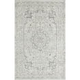 thumbnail image 1 of HomeRoots  9 x 12 ft. Ivory Gray & Taupe Floral Power Loom Stain Resistant Rectangle Traditional Area Rug - Ivory Gray and Taupe - 9 x 12 ft., 1 of 1