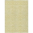 thumbnail image 1 of HomeRoots 586790 9 x 12 ft. Medallion Washable Indoor & Outdoor Rectangle Area Rug, Gold & Ivory, 1 of 1