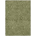 thumbnail image 1 of HomeRoots 598990 9 x 12 ft. Olive Green & Light Green Abstract Washable Indoor & Outdoor Rectangle Area Rug, 1 of 1