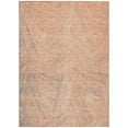 thumbnail image 1 of HomeRoots 597038 9 x 12 ft. Peach Blue & Ivory Abstract Washable Indoor & Outdoor Rectangle Area Rug, 1 of 1