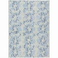 thumbnail image 1 of HomeRoots 614183 9 x 12 ft. Sky Blue & Ivory Abstract Washable Indoor & Outdoor Rectangle Area Rug, 1 of 1