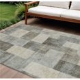 thumbnail image 1 of HomeRoots 608447 9 x 12 ft. Taupe Geometric Washable Indoor & Outdoor Rectangle Area Rug, 1 of 1