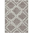 thumbnail image 1 of HomeRoots 593808 9 x 12 ft. Taupe & Ivory Geometric Washable Indoor & Outdoor Rectangle Area Rug, 1 of 1
