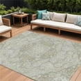 thumbnail image 1 of HomeRoots 617477 9 x 12 ft. Taupe & Ivory Medallion Washable Indoor & Outdoor Rectangle Area Rug, 1 of 1
