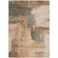 thumbnail image 1 of HomeRoots 602991 9 x 12 ft. Terra Cotta Gray & Brown Abstract Washable Indoor & Outdoor Rectangle Area Rug, 1 of 1