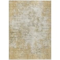 thumbnail image 1 of HomeRoots 612380 9 x 12 ft. Wheat & Ivory Abstract Washable Indoor & Outdoor Rectangle Area Rug, 1 of 1