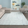 thumbnail image 1 of HomeRoots  9 x 12 ft. Wool Geometric Hand Tufted Rectangle Area Rug, Silver, 1 of 5
