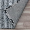 thumbnail image 1 of HomeRoots  9 x 12 ft. Wool Geometric Hand Woven Rectangle Area Rug, Gray, 1 of 9