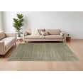 thumbnail image 1 of 9' X 13' Tan and Green Power Loom Area Rug, 1 of 4