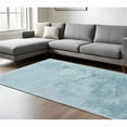 thumbnail image 1 of HomeRoots 571073 9 x 14 ft. Sky Blue Rectangle Area Rug, 1 of 1