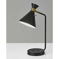 thumbnail image 1 of 6.625" X 12" X 19" Black Metal Desk Lamp, 1 of 3