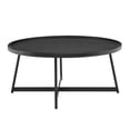 thumbnail image 1 of homeroots living room Modern Elegance Black Ash and Black Modern Round Coffee Table, 1 of 4