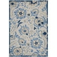 thumbnail image 1 of HomeRoots  Blue & Gray Toile Non Skid Indoor & Outdoor Rectangle Area Rug - Blue and Gray, 1 of 1