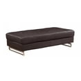 thumbnail image 1 of HomeRoots Brown Ottoman - 63 x 32 x 19 in., 1 of 3