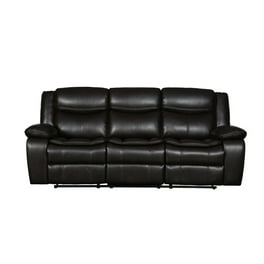 Three Piece Indoor Brown Microsuede Five Person Seating Set Three Piece Indoor Brown Microsuede Five Person Seating Set