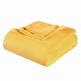 thumbnail image 1 of HomeRoots 549221 California King Size Gold Cotton Woven Chevron Blanket, 1 of 1