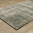 thumbnail image 1 of 8' X 11' Charcoal Grey Beige And Tan Abstract Power Loom Stain Resistant Area Rug, 1 of 5
