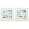 thumbnail image 1 of HomeRoots 19" X 19" White Frame Subtle Mist (Set of 2) 365270-White, 1 of 2