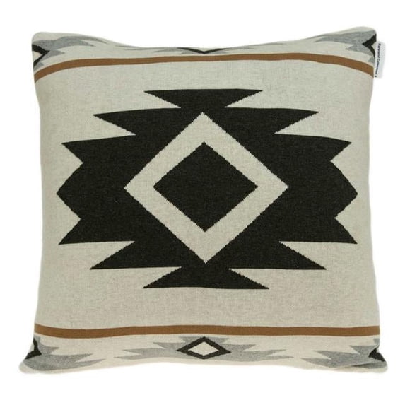 HomeRoots Decor 20 x 7 x 20 Southwest Tan Pillow cover with Down Insert