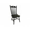thumbnail image 1 of 21" X 23.625" X 42" Black Hardwood Side Chair, 1 of 1