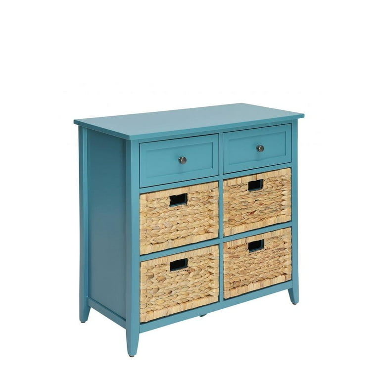 Pop Of Color Teal Accent Chest With Storage Pop Of Color Teal Accent Chest With Storage