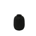 thumbnail image 1 of Decorative Ceramic Round Table Vase with Spiked Surface, Small, Black, 1 of 1