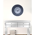 thumbnail image 1 of Round Dual Layer Glass and Sandstone Wall Decor, Small, Gray, 1 of 5