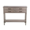 thumbnail image 1 of HomeRoots Decor Wooden Sideboard with 4 Spacious Drawers and 1 Open Shelf, Brown, 1 of 5