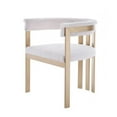 thumbnail image 1 of HomeRoots  Dining Chair, Beige & Gold, 1 of 1
