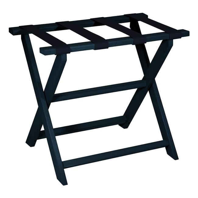 Navy Blue Eco-friendly Recycled Plastic Folding Luggage Rack