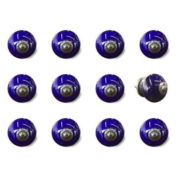 HomeRoots Furniture K3542 Knob It - Navy - Copper - Pack of 12