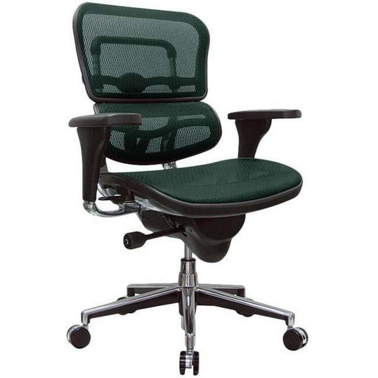 HomeRoots Green Mesh Chair 26.5 x 29 x 39.5 in