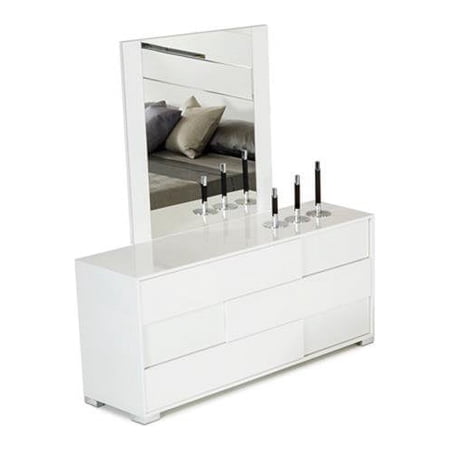 HomeRoots Italian Modern Dresser - White