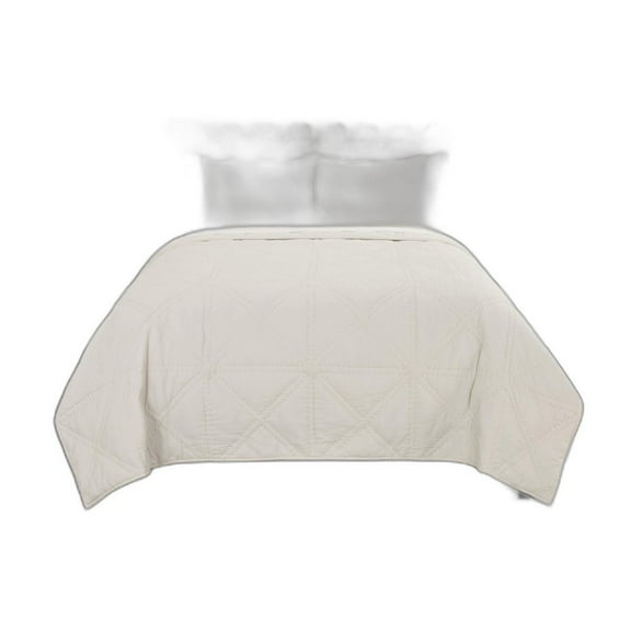 HomeRoots King 100% Cotton 300 Thread Count Machine Washable Down Alternative Comforter