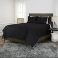 thumbnail image 1 of Black King Microfiber 300 Thread Count Machine Washable Down Alternative Comforter, 1 of 5