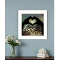 thumbnail image 1 of Love With All Your Heart 3 White Framed Print Wall Art, 1 of 3