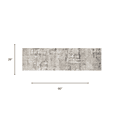 thumbnail image 1 of HomeRoots 353880 2 ft. 2 in. x 7 ft. 6 in. Runner Polypropylene Natural Area Rug, 1 of 2